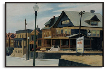 Inspiration Vent d'est sur Weehawken Hopper - peinture à l'huile