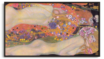 Inspiration Serpents d'eau II Klimt - peinture à l'huile