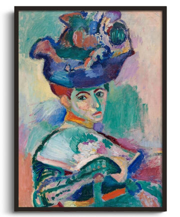 Inspiration Femme au chapeau Matisse - peinture à l'huile